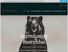 Tablet Screenshot of beornidas.com